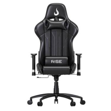 Imagem de Cadeira Gamer Rise Mode Z3 Angulo Ajustável Braço 2D Até 120kg PU Pret