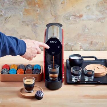 Imagem de Cafeteira Café Expresso Cápsulas Miniqool Cinza Delta Q, 110V