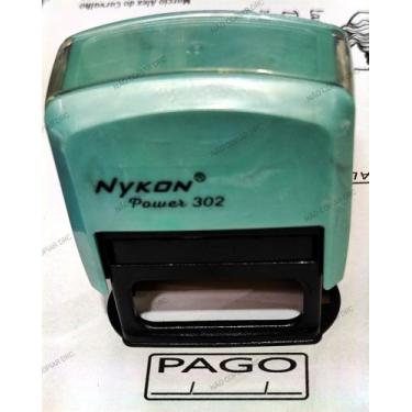 Imagem de Carimbo pago automático - Nykon, Rosa