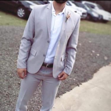 Imagem de Traje masculino, para casamento, formatura, festas, cinza - Edima Noiv