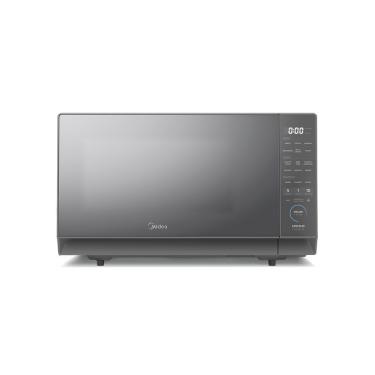 Imagem de Micro-ondas de Bancada Midea MHP27S1 27L Mastercook Porta Espelhada Prata com Função Desidratar e Receitas 110V
