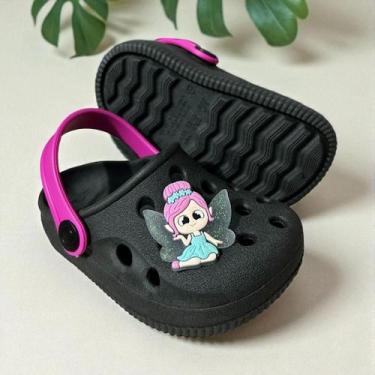 Imagem de Babuche Infantil Menina Fada Antiderrapante Macio Confortável Leve Cas