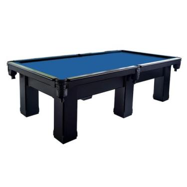 Imagem de Mesa de Sinuca Oficial - 2,84x1,54 - Nelson Bilhares, Azul royal