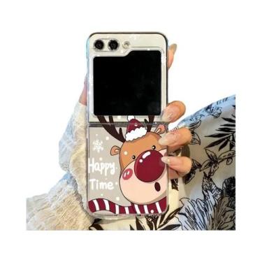 Imagem de Capa De Telefone Dura E Transparente Com Tema De Natal, Boneco De Neve