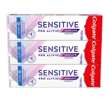 Imagem de Kit com 3 Colgate Sensitive Original Pro Alivio Imediato