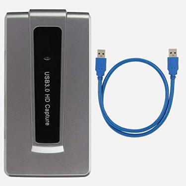 Imagem de Lazmin Dispositivo de captura HD USB 3.0 para vídeo HDMI, gravação de vídeo HD captura de vídeo HD 1080P HDMI para 360 One PS3 PS4