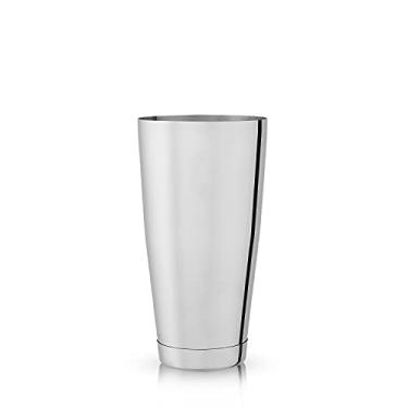 Imagem de Viski Lata de coqueteleira grande e pesada, copo de mistura de aço inoxidável de 765 g, metálico