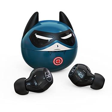 Imagem de Fones de ouvido infantis sem fio, controle de toque e cancelamento de ruído TWS fone de ouvido sem fio, 36H Playtime Touch Control IPX6 Fones de ouvido à prova d'água, fones de ouvido Bluetooth 5.0 leve (transformador)