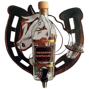 Imagem de Pingometro Cavalo E Ferradura Da Sorte De Parede Decorativa