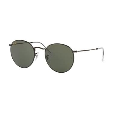 Imagem de Ray-Ban RB3447L ROUND METAL Óculos de Sol Masculino Preto