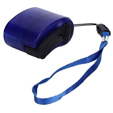 Imagem de Carregador de telefone com manivela USB, compacto, elegante e leve, interface USB padrão, carregador USB portátil para