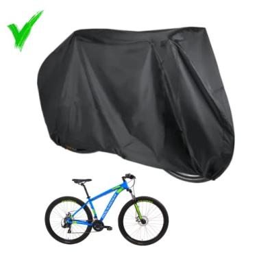 Imagem de Capa Cobrir Bicicleta em Couro Forrada Impermeável Bike Aro 24/26/29