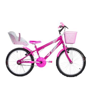Imagem de Bicicleta Aro 20 Feminina Com Acessórios E Cadeirinha - Vtc Bikes