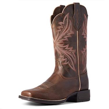 Imagem de Ariat Bota feminina West Bound Western, Marrom atrevido, 41