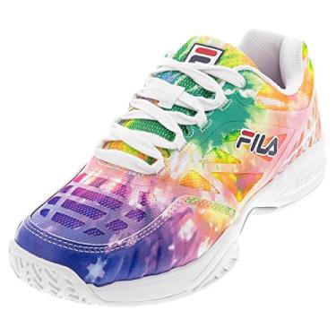Imagem de Fila Tênis infantil unissex Axilus Jr, Multi/Multi/Branco, 5 Big Kid