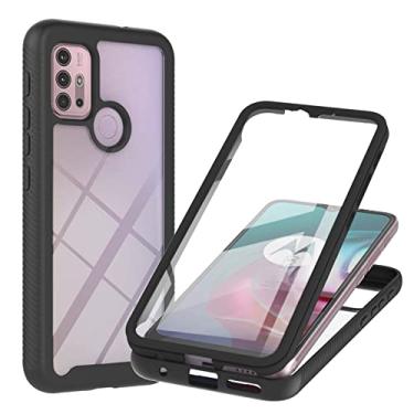 Imagem de For Motorola Moto G30 / G10 / G10 Power Starry Sky Solid Color Series Shockproof PC + TPU Protective Case with PET Film