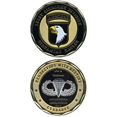 Imagem de Nova moeda de desafio da 101ª divisão aérea – Envio em 24 horas por Eagle Crest