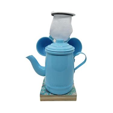 Imagem de Xícara Café Gourmet, Suporte Coador Caneca 80ml Bule 500ml