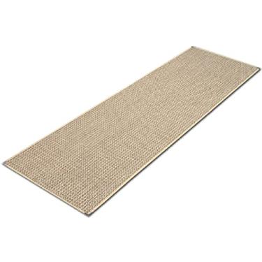Imagem de Tapetes Lancer Tapete Sisllê Liso II Retangular Polipropileno (66x180) Clean, Palha