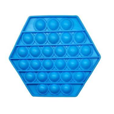 Imagem de Brinquedo Pop It Fidget Toy Anti Stress Dia Das Crianças (Azul)