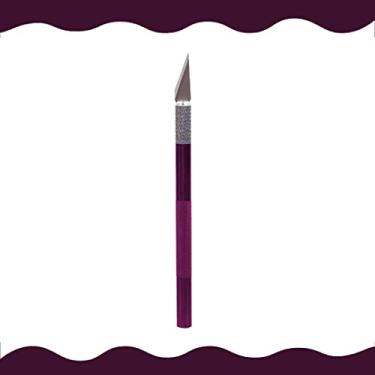 Imagem de Estilete De Precisão Corte Bisturi-c/6 Lâminas - Roxo - nybc