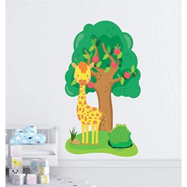 Imagem de Adesivo De Parede Girafa Floresta tamanho 50cmx90cm