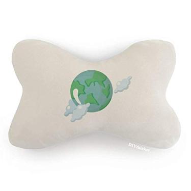 Imagem de DIYthinker Almofada para apoio de cabeça para decoração de pescoço com acabamento de carro Universo e Alienígena