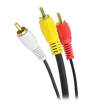 Imagem de Cabo Rca Coaxial - 3 + 3 Rca Coaxial Central 5M - Gold