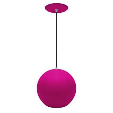 Imagem de Pendente Bola, Cromalux, 300211, 25 W, Rosa Fosco