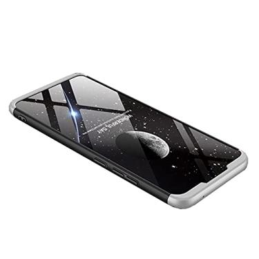 Imagem de Capa Capinha Anti Impacto 360 Para Xiaomi Mi 11 Lite com Tela de 6.55" Polegadas Case Acr�lica Fosca Acabamento Slim Macio - Danet (Preta com Cinza)