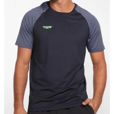 Imagem de Camiseta Topper T-Shirt Treino Brief Esportiva Academia Masculino Adul