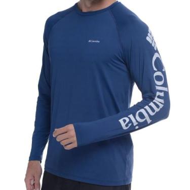 Imagem de Camiseta Columbia Aurora Surf Blue (Azul Marinho, +50Uv)