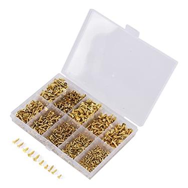 Imagem de Parafuso auto-roscante, M2 M2.5 M3 Parafusos de cabeça escareada para reparo mecânico para marcenaria