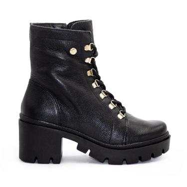 Imagem de Bota Coturno Cravo e Canela Feminina Super Confort 3125-168403