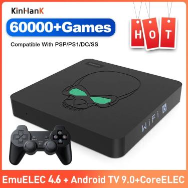 Retro Super Console X Cube Console de Videogame com Joystick, 60000 Jogos 3D  Embutidos para PSP