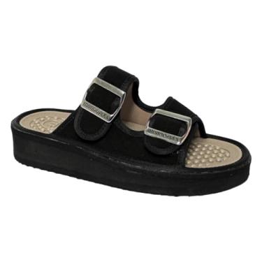 Imagem de Tamanco Feminino Mundo Flex Birken Ortopédico Macio (Preto, BR, Adulto, Numérico, 35)