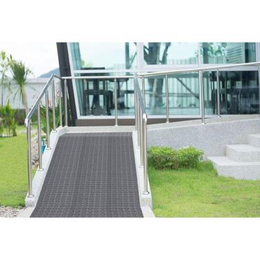 Imagem de Piso Laminado Emborrachado 2 Mm Moeda Rolo 1,3x15m - caixa com 19m2 - Cinza