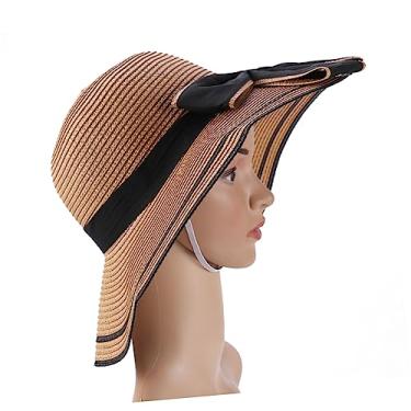 Imagem de CALLARON chapéus de balde de verão mulheres chapéus e bonés femininos chapéu de proteção solar boné protetor solar grandes beirais chapéu de palha México chapéu de praia