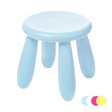 Imagem de Banqueta Infantil Soerreo, Amarela, Resistente e Durável, Ideal para Crianças até 12 Anos (Altura: 30 cm, Diâmetro: 30 cm)