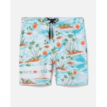 Imagem de Hurley MBS0011020H41338IN Bermuda de banho Block Party 45,72 cm azul claro 96,72 cm azul claro 96,72 cm