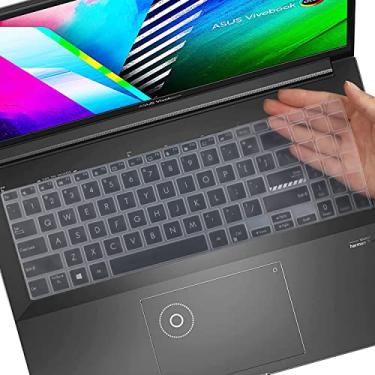 Imagem de Capa de teclado para ASUS VivoBook Pro 16X M6501 M3500 K3500 M6500 K6602 K6604 K3605 M1605 F1605 M1603 F1603 X1603 40,6 cm, ASUS VivoBook Pro 15X K571GT M1502 M1503 K3502 M3502 K6501 M6501