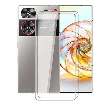 Imagem de AQGGIIXY Protetor de tela para ZTE Nubia Z60 Ultra (6,8 polegadas), ultra resistente, protege a tela, resistente a arranhões, protetor de tela de vidro temperado para ZTE Nubia Z60 Ultra, pacote com 2