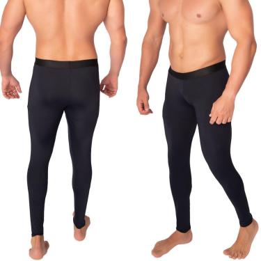 Imagem de KIT 5 Calça Térmica Proteção UV Vekyo Verão Adulto Segunda Pele Ciclista Frio Moda Fitness-Masculino