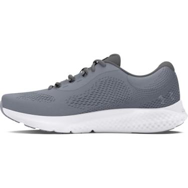 Imagem de Under Armour Tênis de corrida masculino Charged Rogue 4 4e, (101) Aço/Branco/Preto, 7.5 X-Wide