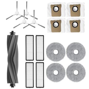 Imagem de Peças compatíveis com Xiaomi X20+X20Plus aspirador de pó robô, escova principal, escova lateral, saco de pó, filtro, acessórios de pano de esfregão (H (17 peças))