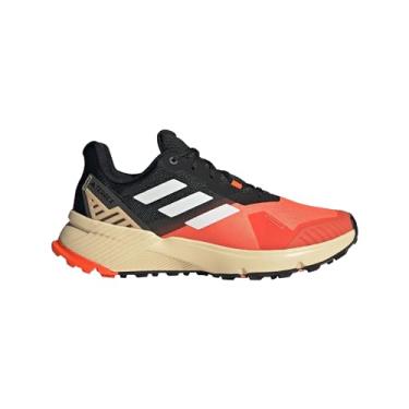 Imagem de adidas Tênis de corrida masculino Terrex Soulstride Trail, Impacto laranja/branco/preto, 11.5