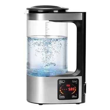 Imagem de FXNFXLA Máquina de fazer água rica em hidrogênio, gerador elétrico de chaleira de água rica em hidrogênio de 2L, máquina ionizadora de água alcalina, concentração de hidrogênio de até 1500 PPB