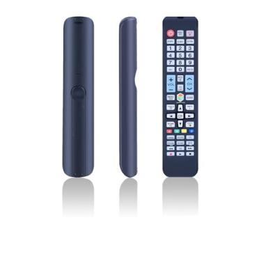 Imagem de JISOWA Controle remoto universal para Samsung UN32J5500AFXZA UN40D5500AFXZA UN48J550DAFXZA UN50J550DAFXZA UN50JU6401FXZA UN55JS700DFXZA UN60JU650DFXZA UN65JU650DFXZA ZA UN75 Substituição para Smart TV