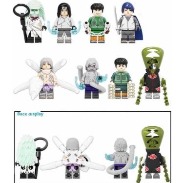 Imagem de Kit Bonecos Blocos De Montar Naruto Maito Gai Zetsu Kimimaro
