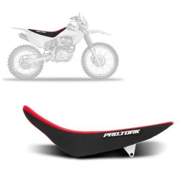 Imagem de Banco Para Moto Pro Tork Crf 230, VERMELHO - PRETO, CRF 230